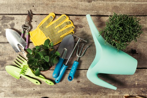 Insured gardeners in The Hale following a professional safety process